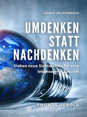 cover image of Umdenken statt Nachdenken